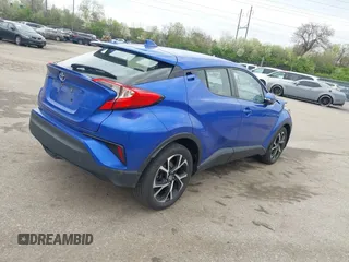 2020 Toyota C-HR LE with VIN NMTKHMBX4LR116336, listed as a IAAI auction lot 42029685 with 77,603 mi miles. Bid and sale history available at carsss.com. Image 4.