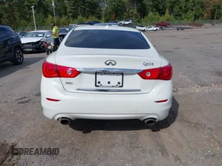 2017 Infiniti Q50 3.0t Premium with VIN JN1EV7AR4HM831716, listed as a IAAI auction lot 40413889 with 56,402 mi miles. Bid and sale history available at carsss.com. Image 16.