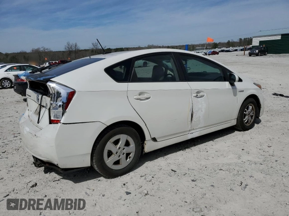 2010 Toyota Prius II with VIN JTDKN3DU5A0164905, listed as a Copart auction lot 49558555 with 181,910 mi miles and Salvage Title. Bid and sale history available at carsss.com. Image 3.