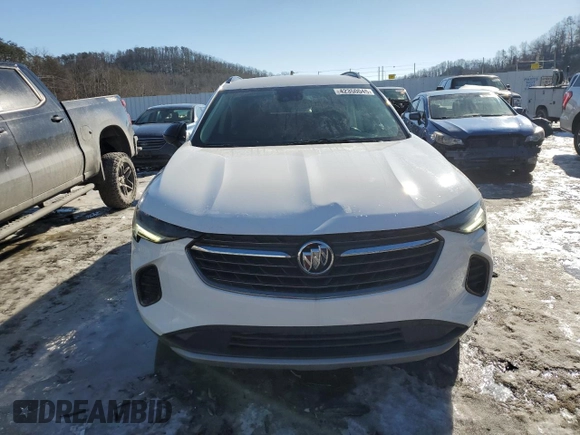 2021 Buick Envision Preferred with VIN LRBFZMR47MD183603, listed as a Copart auction lot 42350045 with Not Provided miles and Salvage Title. Bid and sale history available at carsss.com. Image 5.
