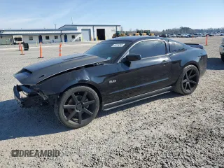 2012 Ford Mustang GT Premium with VIN 1ZVBP8CF7C5271581, listed as a Copart auction lot 46416255 with 167,239 mi miles and Salvage Title. Bid and sale history available at carsss.com. Image 1.