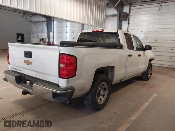 2018 Chevrolet Silverado 1500 Work Truck with VIN 1GCRCNEC5JZ336075, listed as a IAAI auction lot 41484871 with 160,283 mi miles. Bid and sale history available at carsss.com. Image 4.