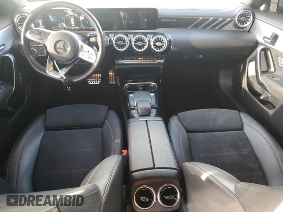 2022 Mercedes-Benz CLA 35 AMG with VIN W1K5J5BB1NN297150, listed as a Copart auction lot 72604584 with 45,594 mi miles and Salvage Title. Bid and sale history available at DreamBid. Image 8.