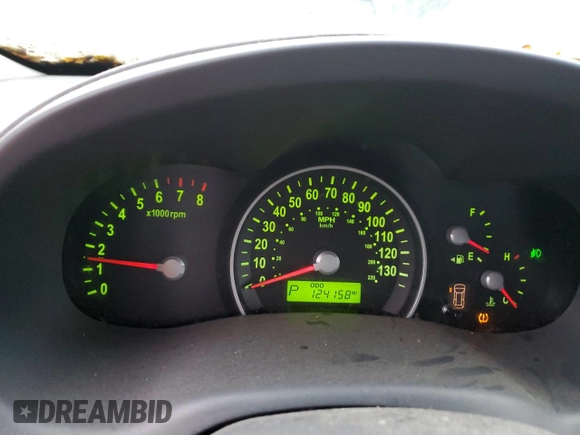 2006 Kia Sedona LX with VIN KNDMB233566097439, listed as a Copart auction lot 77644254 with 124,158 mi miles and Clean Title. Bid and sale history available at carsss.com. Image 9.