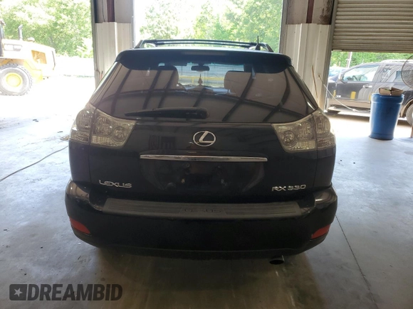 2005 Lexus RX 330 with VIN JTJGA31U150048917, listed as a Copart auction lot 53350235 with 170,326 mi miles and Salvage Title. Bid and sale history available at carsss.com. Image 6.