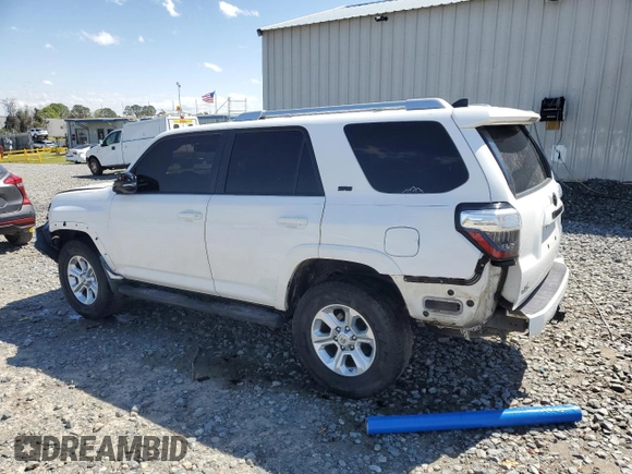 2018 Toyota 4Runner SR5 with VIN JTEBU5JR6J5497210, listed as a Copart auction lot 49704195 with 124,508 mi miles and Salvage Title. Bid and sale history available at DreamBid. Image 2.