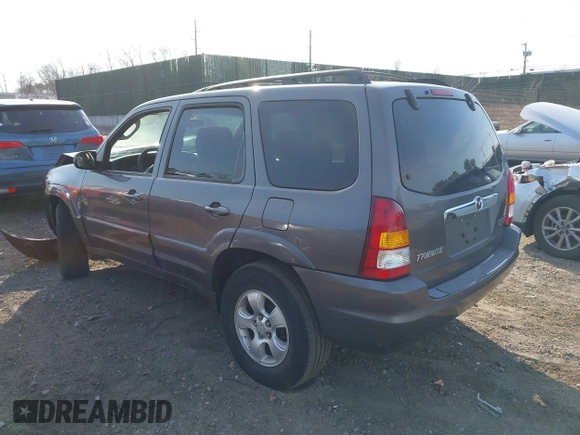 2004 Mazda Tribute LX with VIN 4F2CZ941X4KM19302, listed as a IAAI auction lot 41791389 with 123,036 mi miles. Bid and sale history available at carsss.com. Image 3.