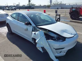 2019 Tesla Model 3 Long Range with VIN 5YJ3E1EB1KF510912, listed as a IAAI auction lot 41857775 with Not Provided miles and . Bid and sale history available at carsss.com. Image 1.
