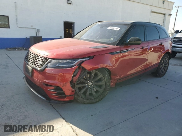 2019 Land Rover Range Rover Velar R-Dynamic SE with VIN SALYL2EX0KA205609, listed as a Copart auction lot 69408163 with 47,670 mi miles. Bid and sale history available at carsss.com. Image 1.