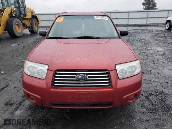 2007 Subaru Forester X with VIN JF1SG63617H748202, listed as a Copart auction lot 81965804 with 200,354 mi miles and Salvage Title. Bid and sale history available at carsss.com. Image 5.