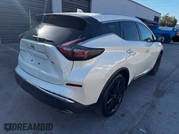 2023 Nissan Murano SL with VIN 5N1AZ2CJ8PC129022, listed as a Copart auction lot 55704645 with 48,150 mi miles and Non Repairable. Bid and sale history available at DreamBid. Image 4.