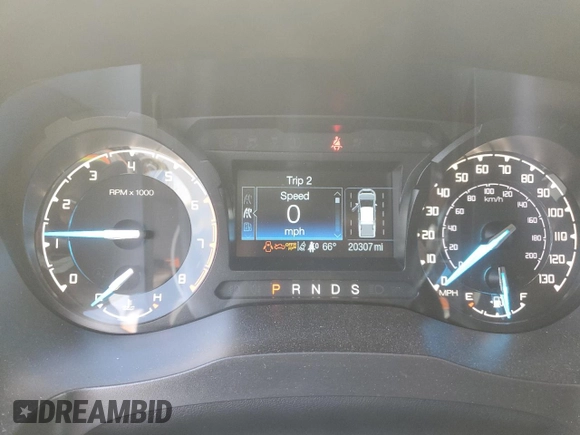 2023 Ford Ranger XL with VIN 1FTER4EH4PLE04252, listed as a Copart auction lot 67052925 with 20,307 mi miles and Salvage title. Bid and sale history available at DreamBid. Image 9.