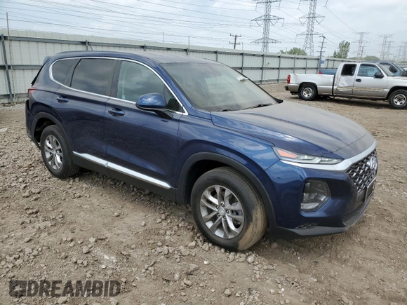 2019 Hyundai Santa Fe SE z VIN 5NMS2CAD4KH125270, wystawiony jako Copart lot #57273265 z przebiegiem 49 685 mil mil oraz Szkoda całkowita • Salvage title. Historia ofert i sprzedaży dostępna na DreamBid. Obrazek 4.