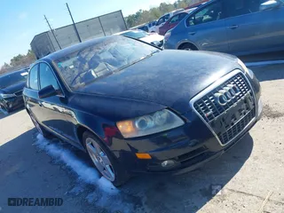 2008 Audi A6 with VIN WAUDH74F18N071737, listed as a IAAI auction lot 41350540 with 206,089 mi miles. Bid and sale history available at carsss.com. Image 1.