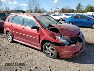2007 Pontiac Vibe with VIN 5Y2SL65877Z407708, listed as a Copart auction lot 78583274 with 0 mi miles and Salvage Title. Bid and sale history available at carsss.com. Image 4.