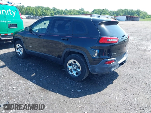 2015 Jeep Cherokee Sport z VIN 1C4PJMAB8FW610348, wystawiony jako IAAI lot #42532550 z przebiegiem 157 293 mil mil oraz . Historia ofert i sprzedaży dostępna na DreamBid. Obrazek 3.