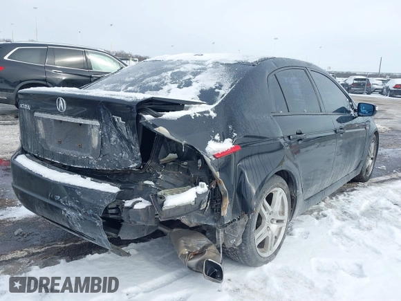 2007 Acura TL with VIN 19UUA66237A024583, listed as a IAAI auction lot 41365833 with 173,081 mi miles. Bid and sale history available at carsss.com. Image 4.