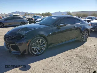 2021 Lexus RC with VIN JTHGZ5BC3M5024499, listed as a Copart auction lot 41480955 with 18,010 mi miles and Salvage Title. Bid and sale history available at carsss.com. Image 1.