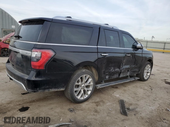2019 Ford Expedition Max Platinum z VIN 1FMJK1MTXKEA57820, wystawiony jako Copart lot #82430554 z przebiegiem 74 363 mil mil oraz Szkoda całkowita • Salvage title. Historia ofert i sprzedaży dostępna na DreamBid. Obrazek 3.