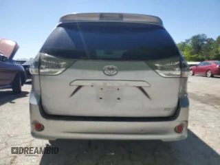 2012 Toyota Sienna SE with VIN 5TDXK3DC7CS239254, listed as a Copart auction lot 53244725 with 134,669 mi miles and Clean Title. Bid and sale history available at carsss.com. Image 6.