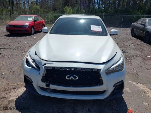 2020 Infiniti Q50 EDITION 30 with VIN JN1EV7AP9LM203755, listed as a IAAI auction lot 41805750 with 85,243 mi miles. Bid and sale history available at carsss.com. Image 12.