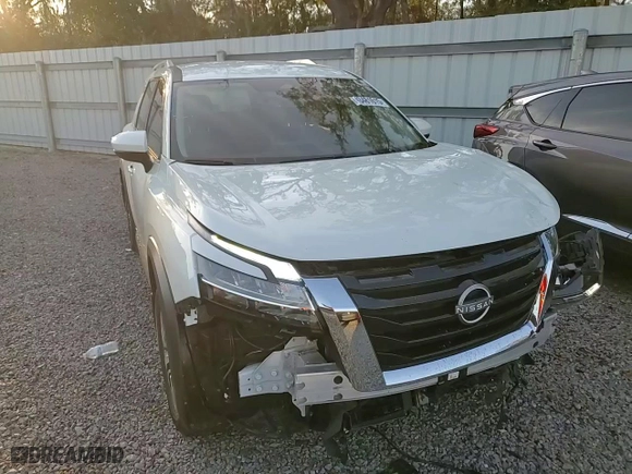 2024 Nissan Pathfinder SL with VIN 5N1DR3CA5RC213157, listed as a Copart auction lot 43481615 with 12,838 mi miles and Salvage Title. Bid and sale history available at carsss.com. Image 12.