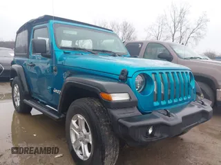 2020 Jeep Wrangler Sport S с VIN 1C4GJXAN4LW263737, выставлен на аукционе IAAI как лот 41983063 с пробегом 38 209 миль миль и . История ставок и продаж доступна на DreamBid. Изображение 1.