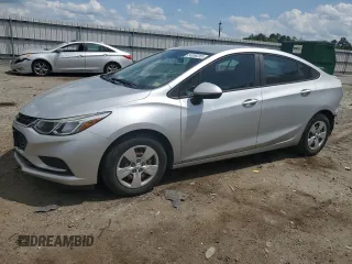 2018 Chevrolet Cruze LS with VIN 1G1BC5SM9J7214287, listed as a Copart auction lot 54958255 with 32,709 mi miles and Salvage Title. Bid and sale history available at DreamBid. Image 1.