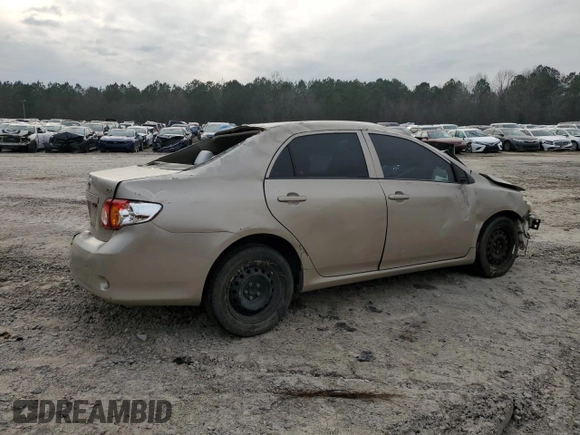2010 Toyota Corolla with VIN 1NXBU4EE0AZ327755, listed as a Copart auction lot 44356825 with 0 mi miles and Salvage Title. Bid and sale history available at carsss.com. Image 3.
