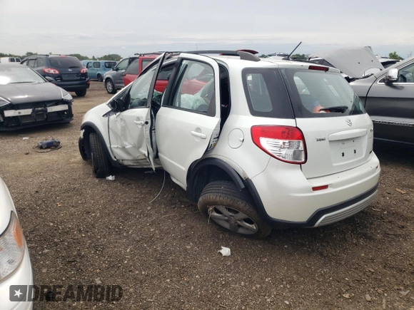 2007 Suzuki SX4 with VIN JS2YB413775105036, listed as a Copart auction lot 61984964 with 0 mi miles and Salvage Title. Bid and sale history available at carsss.com. Image 2.