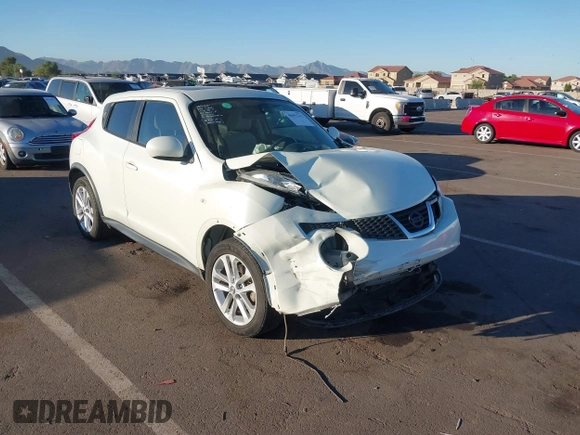 2012 Nissan Juke S with VIN JN8AF5MR6CT111457, listed as a IAAI auction lot 40691742 with 120,906 mi miles. Bid and sale history available at carsss.com. Image 1.