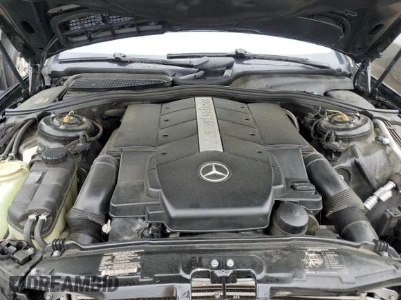 2001 Mercedes-Benz S-Class with VIN WDBNG70JX1A218220, listed as a Copart auction lot 53414154 with 64,171 mi miles and Salvage Title. Bid and sale history available at carsss.com. Image 11.