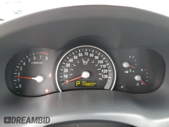 2012 Kia Sedona LX with VIN KNDMG4C70C6465733, listed as a Copart auction lot 52017215 with 149,800 mi miles and Salvage Title. Bid and sale history available at carsss.com. Image 9.