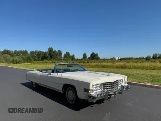 1973 Cadillac Eldorado z VIN 6L67S3Q410957, wystawiony jako Copart lot #64316435 z przebiegiem 74 584 mil mil oraz Czysty tytuł • Clean title. Historia ofert i sprzedaży dostępna na DreamBid. Obrazek 1.