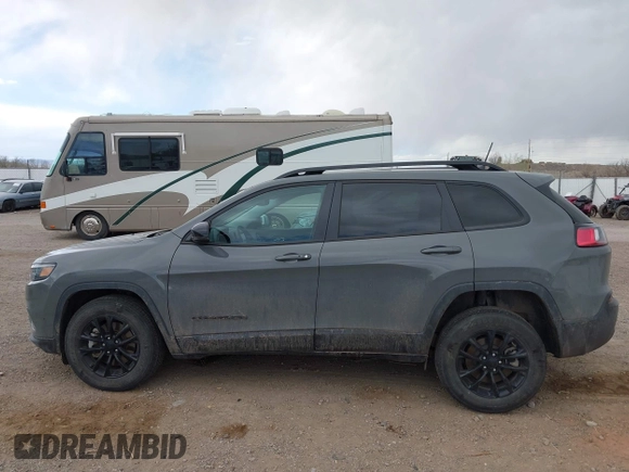 2023 Jeep Cherokee Altitude Lux with VIN 1C4PJMMB3PD110901, listed as a IAAI auction lot 42003987 with 42,555 mi miles. Bid and sale history available at carsss.com. Image 14.