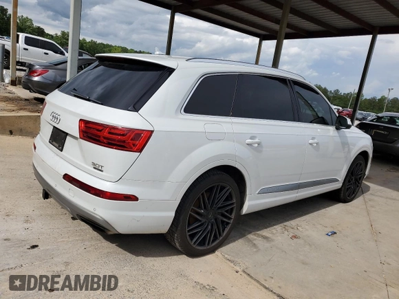 2017 Audi Q7 Premium Plus with VIN WA1LAAF71HD034774, listed as a Copart auction lot 55063835 with 114,481 mi miles and Clean Title. Bid and sale history available at DreamBid. Image 3.