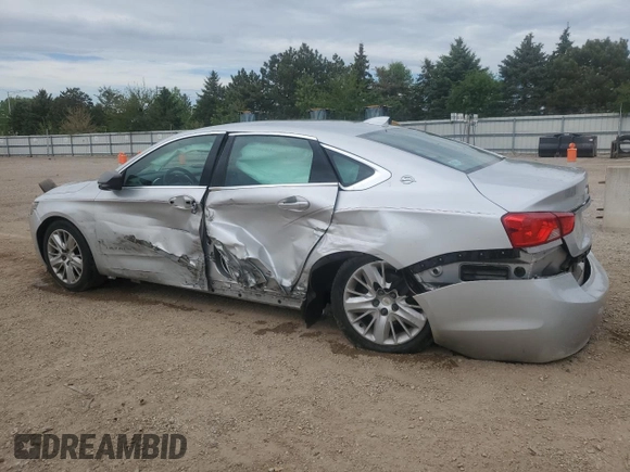 2016 Chevrolet Impala LS with VIN 2G11X5SA2G9127635, listed as a Copart auction lot 56397385 with 192,039 mi miles and Salvage title. Bid and sale history available at DreamBid. Image 2.