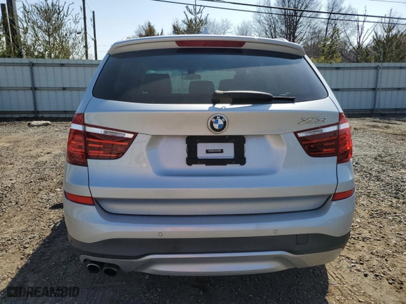 2016 BMW X3 xDrive28i with VIN 5UXWX9C50G0D78722, listed as a Copart auction lot 49120375 with 105,924 mi miles and Salvage Title. Bid and sale history available at carsss.com. Image 6.