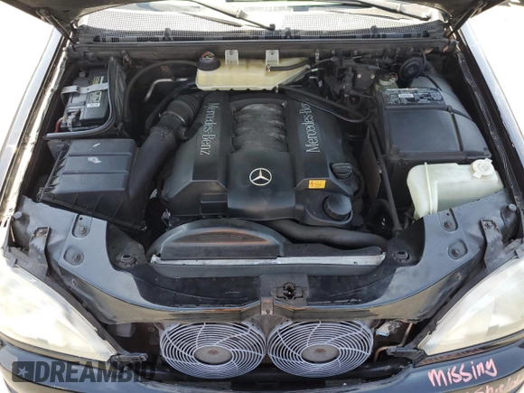 2000 Mercedes-Benz M 320/430/500 with VIN 4JGAB72EXYA193906, listed as a Copart auction lot 62025125 with 142,808 mi miles and Salvage title. Bid and sale history available at DreamBid. Image 12.
