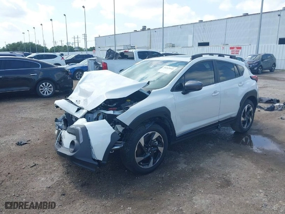 2024 Subaru Crosstrek Limited with VIN 4S4GUHN6XR3769367, listed as a IAAI auction lot 39313545 with 2,074 mi miles. Bid and sale history available at carsss.com. Image 2.