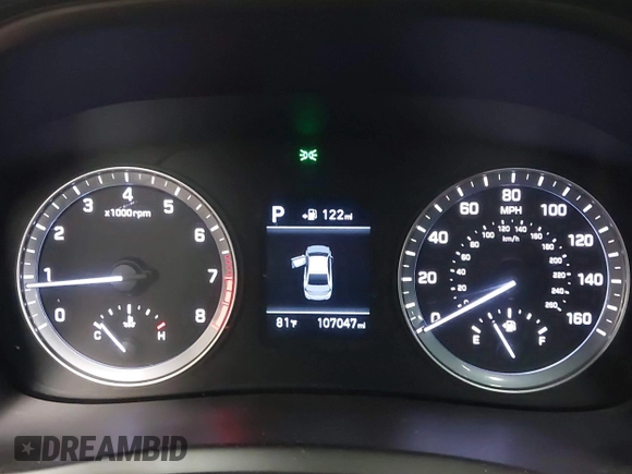 2018 Hyundai Sonata SE with VIN 5NPE24AF9JH698963, listed as a IAAI auction lot 42107412 with 107,047 mi miles and . Bid and sale history available at carsss.com. Image 7.