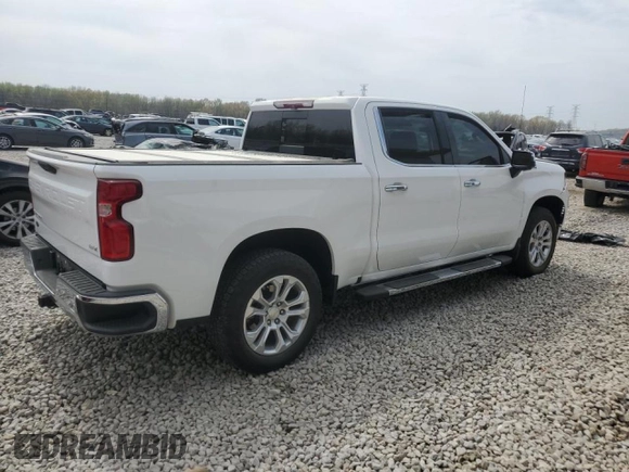 2023 Chevrolet Silverado 1500 LTZ with VIN 2GCUDGED2P1138907, listed as a Copart auction lot 50476505 with 26,017 mi miles and Salvage Title. Bid and sale history available at DreamBid. Image 3.
