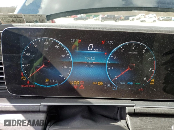2020 Mercedes-Benz GLS 450 with VIN 4JGFF5KE1LA192120, listed as a Copart auction lot 48614584 with 51,035 mi miles and . Bid and sale history available at DreamBid. Image 9.