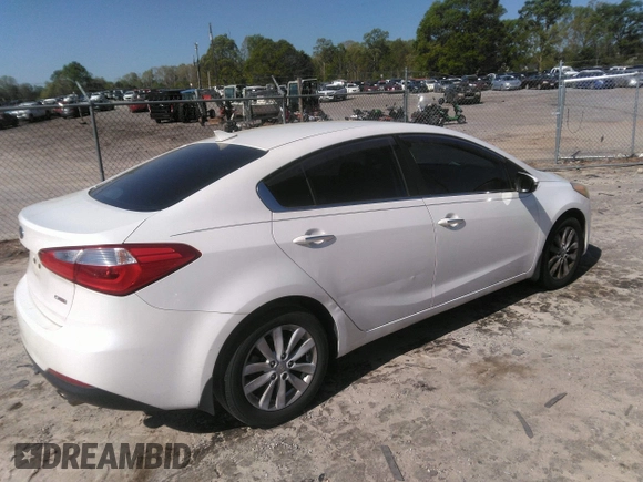 2014 Kia Forte EX with VIN KNAFX4A83E5200718, listed as a IAAI auction lot 41998203 with 141,599 mi miles. Bid and sale history available at carsss.com. Image 4.