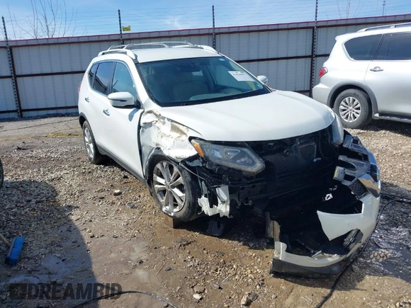 2016 Nissan Rogue SV with VIN KNMAT2MV6GP648053, listed as a IAAI auction lot 41536017 with 127,951 mi miles and . Bid and sale history available at carsss.com. Image 1.