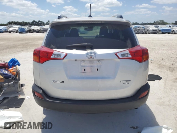 2015 Toyota RAV4 Limited z VIN 2T3DFREV1FW374176, wystawiony jako Copart lot #53947465 z przebiegiem 58 685 mil mil oraz Szkoda całkowita • Salvage title. Historia ofert i sprzedaży dostępna na DreamBid. Obrazek 6.
