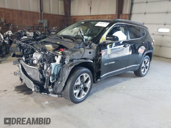 2020 Jeep Compass Limited with VIN 3C4NJDCB5LT235556, listed as a IAAI auction lot 40878726 with 30,590 mi miles and . Bid and sale history available at carsss.com. Image 21.
