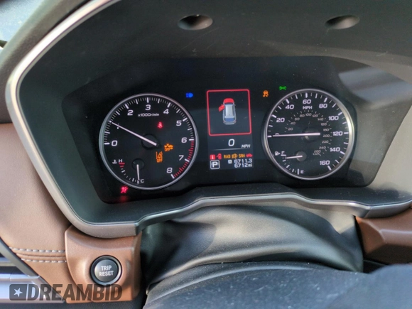 2024 Subaru Outback Touring XT with VIN 4S4BTGPD7R3172793, listed as a Copart auction lot 45950715 with 6,712 mi miles and Salvage title. Bid and sale history available at DreamBid. Image 9.
