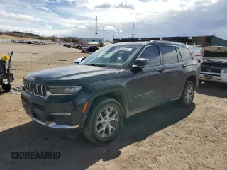 2022 Jeep Grand Cherokee Limited z VIN 1C4RJKBGXN8617361, wystawiony jako Copart lot #48968965 z przebiegiem 42 776 mil mil oraz Czysty tytuł • Clean title. Historia ofert i sprzedaży dostępna na DreamBid. Obrazek 1.