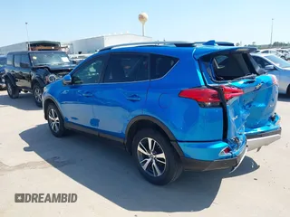 2018 Toyota RAV4 XLE with VIN JTMWFREV2JJ168557, listed as a IAAI auction lot 41994837 with 107,636 mi miles. Bid and sale history available at carsss.com. Image 3.